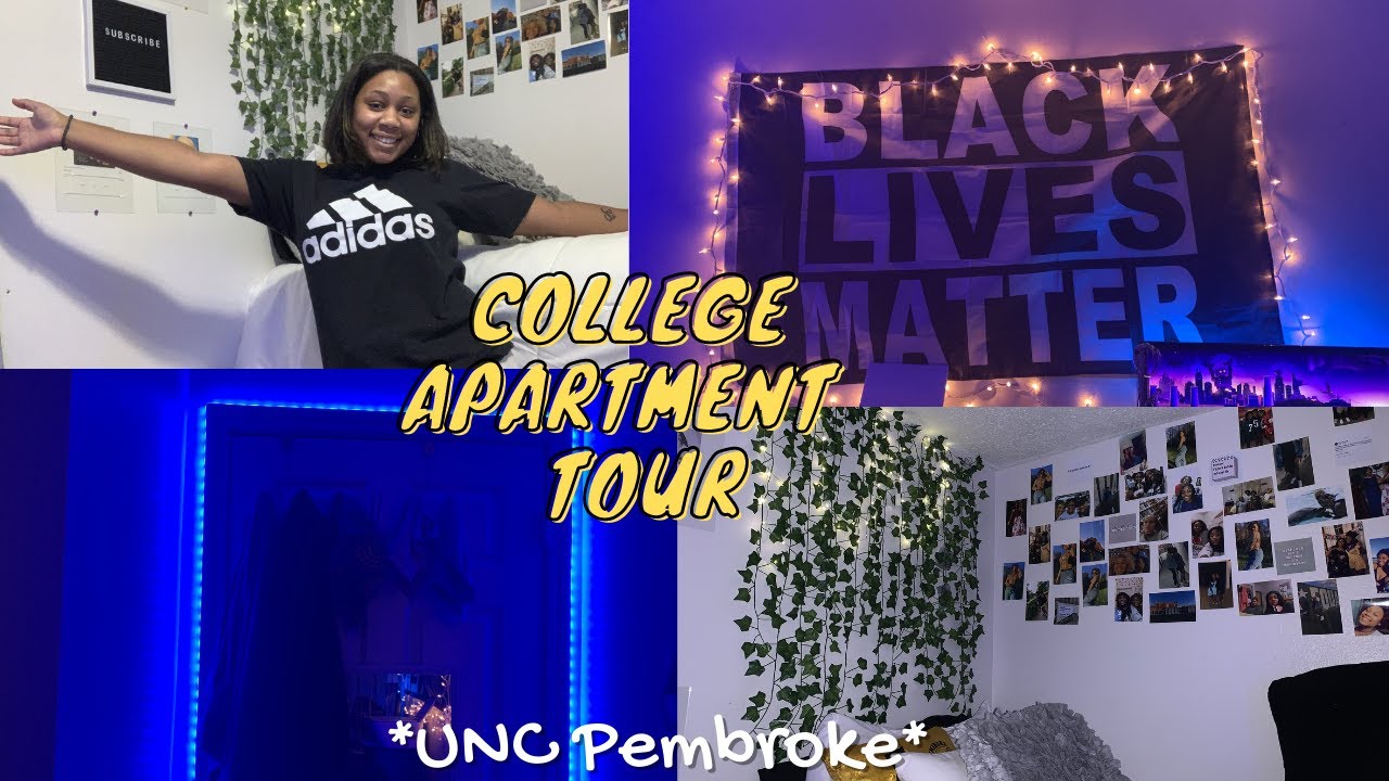 COLLEGE APARTMENT ROOM TOUR 2021| Courtyard Apartments| The University of North Carolina at Pembroke