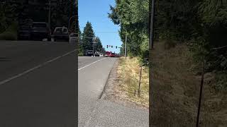 Engine 8 onscene of a traffic collision #kitsap #fireengines