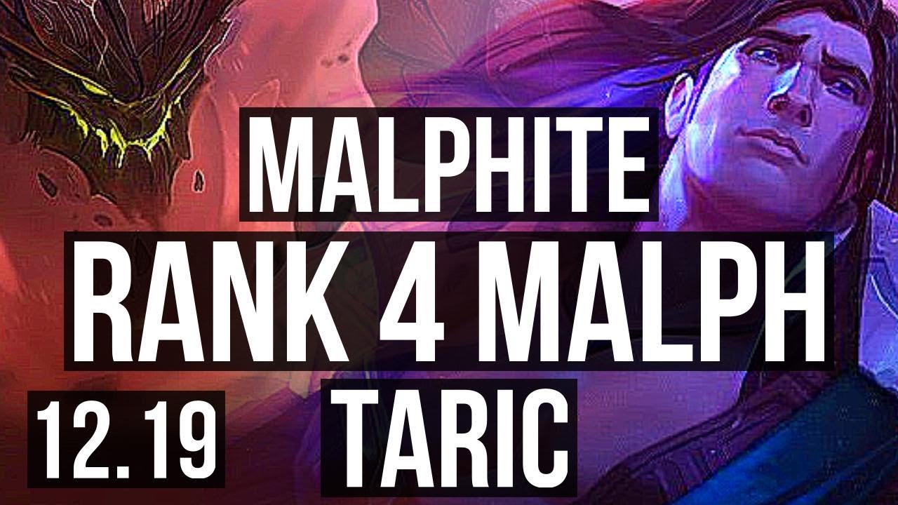 MALPH vs TARIC (TOP) | Rank 4 Malph, 8/2/11 | TR Grandmaster | 12.19