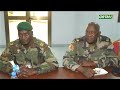 Sports  avant leur dpart en cte divoire col sadio camara reoit les aigles du mali