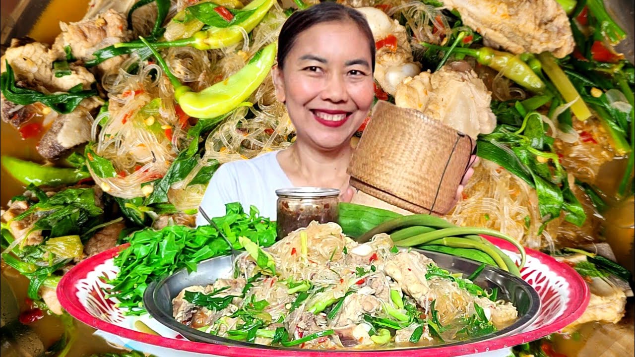 แกงอ่อมกระดูกหมูใส่วุ้นเส้น เมนูบ้านๆแต่แซบคักเด้อจ้า 25-02-69