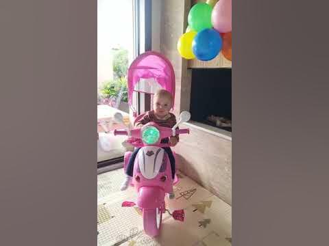 Розовый велик! Надо немного подрасти! - YouTube