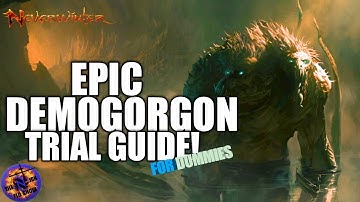 HOW TO BEAT EPIC DEMOGORGON! RANDOM EPIC TRIAL QUEUE! NEVERWINTER BEGINNER