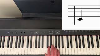 Beginner Piano 101 - LESSON 4: Intro to Rhythm & Note Lengths