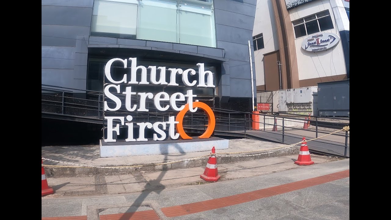 Bengaluru/Bangalore Church street walking tour 4K video experience