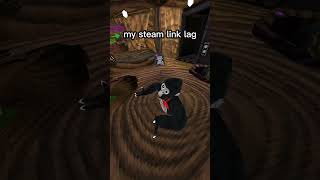 steam link lag goes crazy #gorillatag #gorillatagquest #gtag #vrarcade #gtagvr #vr