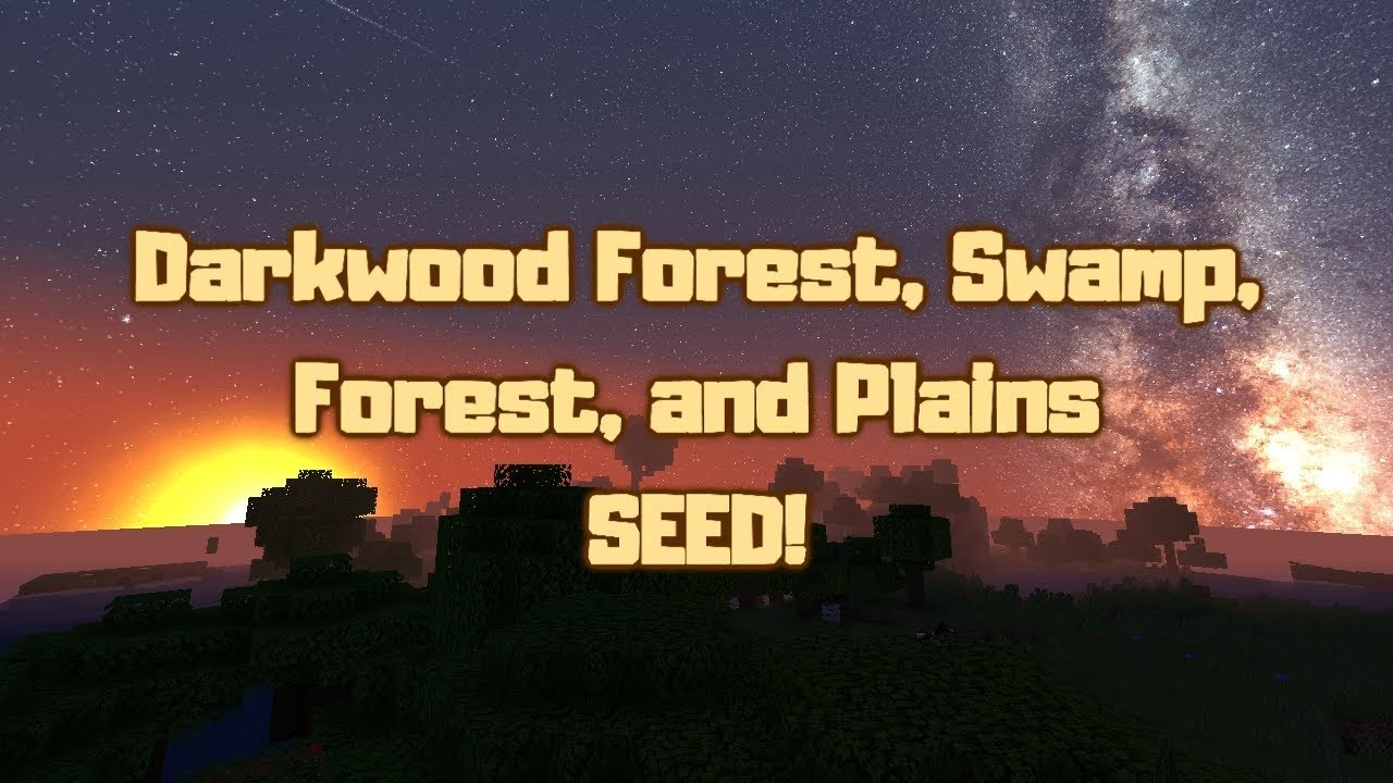 1.14.4 | Darkwood Forest, Swamp, Forest, and Plains at Spawn Seed 