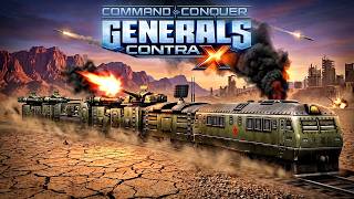 C&C Generals Zero Hour | Contra X 🔥1 Armored Train vs 7 Insane AI