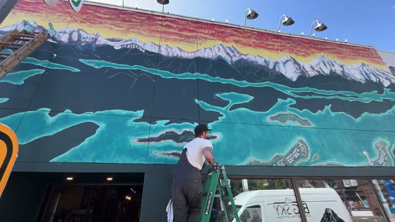 EWA Store Mural Timelapse