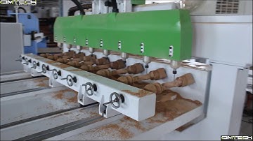 4 AXIS Rotary Muilple heads Wood CNC router for 3D Funiture Carving,Table sofa legs carving