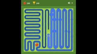 Google SnakeWąż the game - maximum score - 252 points ...