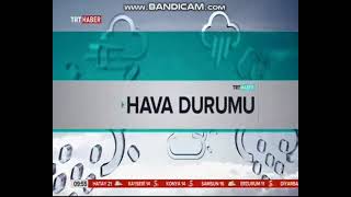 TRT Haber - Hava Durumu Jeneriği (19 Kasım 2013 - 2019 / 4:3) Resimi
