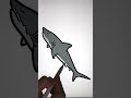 How to Draw a Shark | Drawing and Coloring Sea Animals for Kids |  #drawing #art #animals #shark