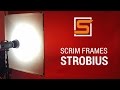 Strobius Scrim Frame - multi-functional photo/video light modifier