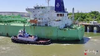 BW PRINCE Departing TARGA LPG Terminal Houston texas 🇺🇲