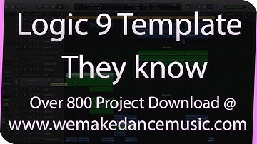 Vocal Deep House Template For Logic Pro 9  - They Know By Egas