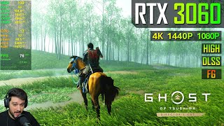RTX 3060 - Ghost of Tsushima - It Runs Super Well !!