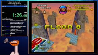 Super Monkey Ball - Beginner & Beginner-Extra (warpless) - 2:11 & 2:59