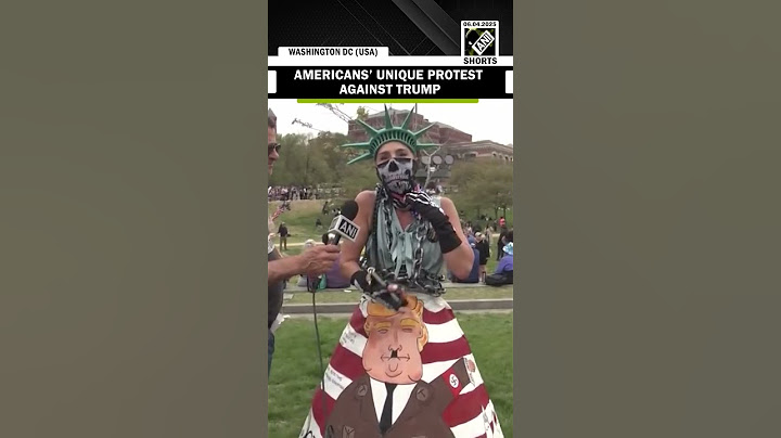 Americans’ unique protest against Donald Trump in Washington DC