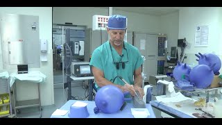 Dr. Cantor Demonstrates Tools Used in Spinal Surgery | Cantor Spine Institute screenshot 2