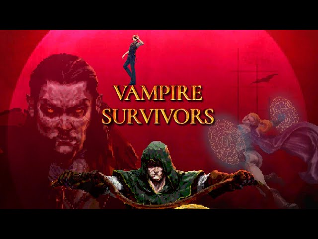 【Vampire Survivors】今日も神ゲーやる【夕刻ロベル/ホロスターズ】のサムネイル