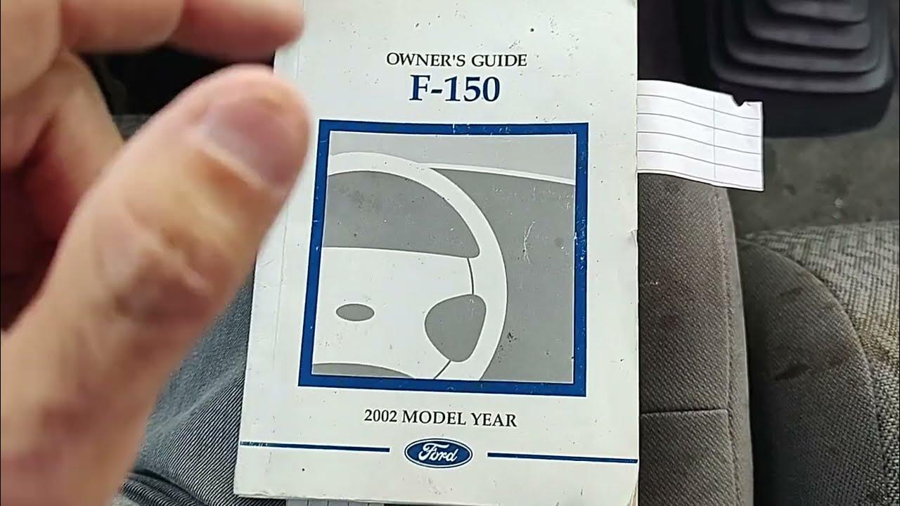 2002 Ford F150 Owners Manual : Correct way to Reset Anti Theft and Key
