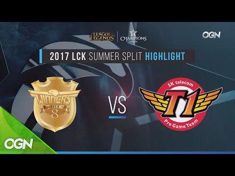 2017lcksummer [H/L 2017.07.26] Ever8 vs SKT Game2 - 2017 LCK Summer Split (롤챔스 하이라이트) 170726 EP.74