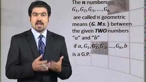 Math - Fsc Part 1 Chapter 6 n G.Ms.between A and B  - Math