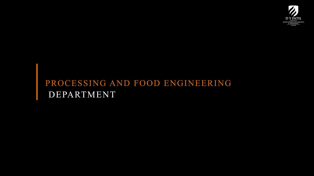 Processing & Food Engineering - YouTube