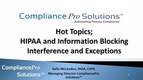 HIPAA and Information Blocking: Part 5: Interference and Exceptions