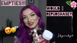 PRODUCTS I USED UP + Would I Repurchase?! | icky.vicky13