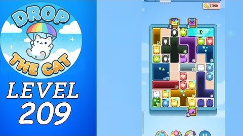 Drop The Cat Level 209 Walkthrough