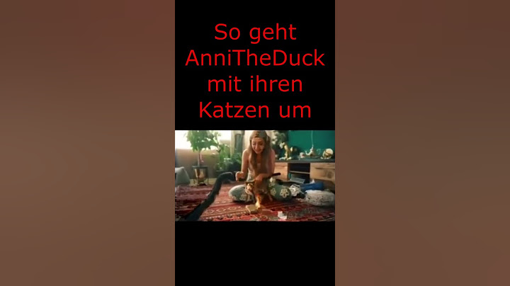 So behandelt Anni The Duck ihre Katzen😱😭#reved #annitheduck