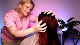 A Real Person ASMR Face, Scalp, Neck & Shoulder Massage: Unintentional!