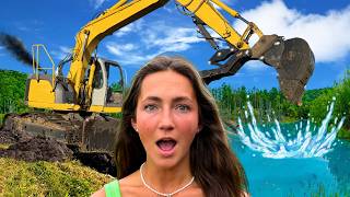 Digging A DEEP 1 Acre Pond With CHEAP Equipment