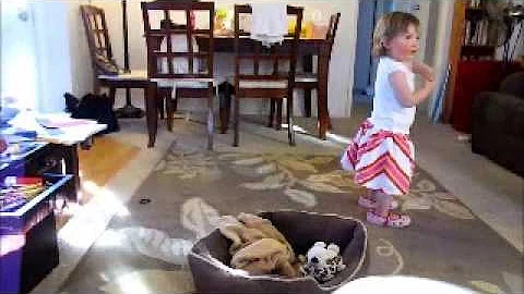 Eliza Entertains with balloons and dancing