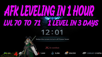 MIR4 | AFK LEVELING IN 1 HOUR | REALTIME EXP PROGRESS BAR | 1 LEVEL IN 3 DAYS | LEVEL 70 TO 71 GG