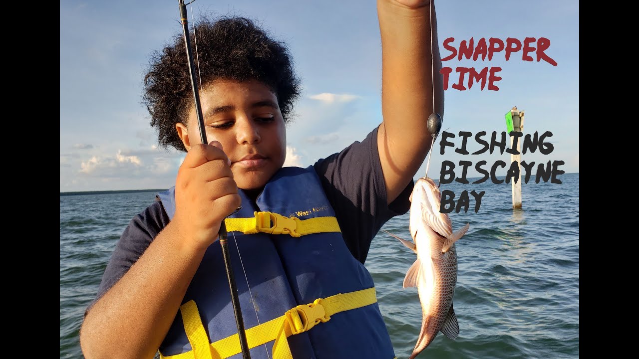 The South Florida Fishing Family, fishing Black Point Marina. Mangrove  Snappers fishing.