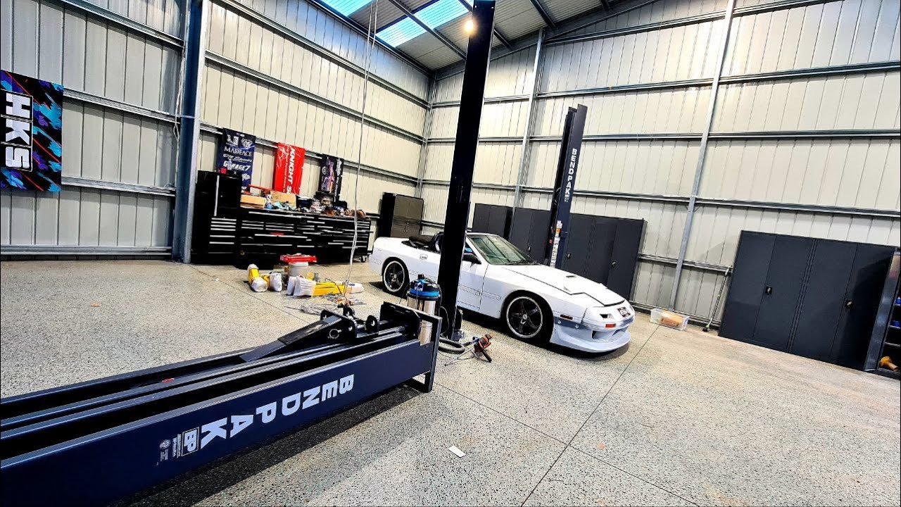 BendPak Lift Installation PT 1 YouTube