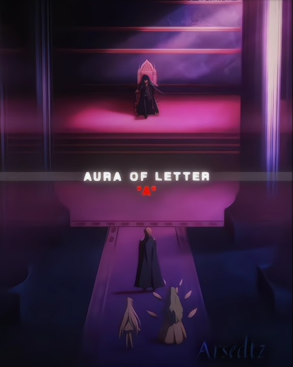 Aura of letter 