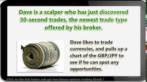 binary options 30 seconds strategy