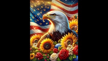 Happy July 4th - Tap Color Pro #art #eagles #trending #shorts
