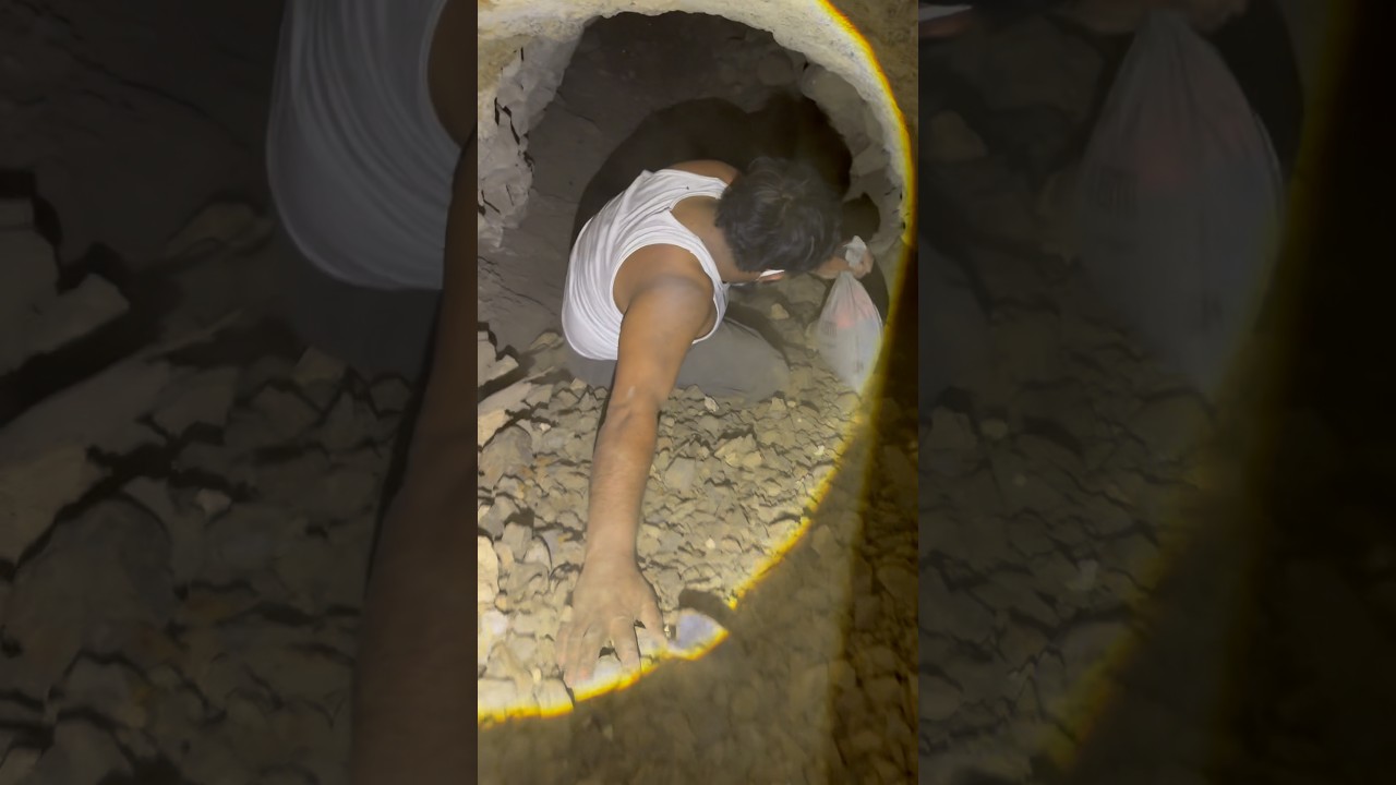 Black diamond mining with 3800 feets deep underground 