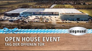 SIEGMUND - Open House Event / Tag der offenen Tür 2019