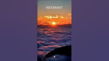 Netarhat during winter 😍 | Welcome to Jharkhand | Mountain x Clouds x Winter #netarhat #jharkhand