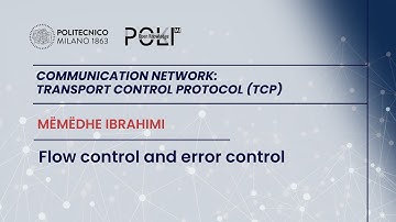 TCP Protocol: flow control and error control (Mëmëdhe Ibrahimi)
