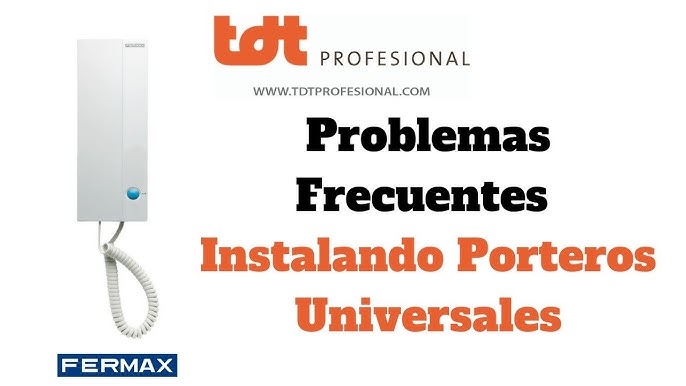 TUTORIAL] Instalación Teléfono Universal LOFT de FERMAX Ref. 3399