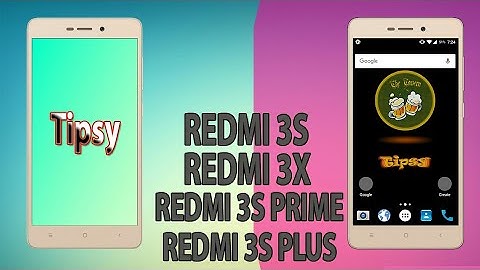 TIPSY 7.1.2 ROM ON REDMI 3S/3X/3S PRIME/PLUS FULL REVIEW & ROM DOWNLOAD LINKS 2017
