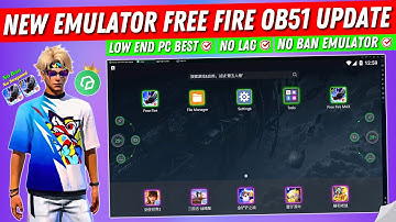Lenovo Best Emulator For Free Fire OB51 New Update | Low End PC New Android Emulator (2025)