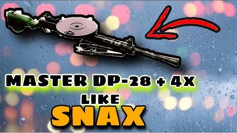 MASTER DP-28 Like Snax Gaming • PUBG Mobile Tips And Tricks • Veggiebuoy